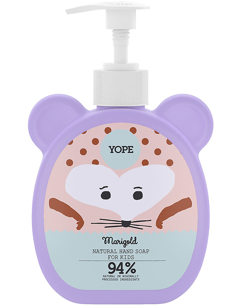 Yope Sapone Mani Naturale per Bambini - 400 ml - Calendula unisex