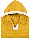 Zac 4 Kids Accappatoio Poncho Nido d'Ape - Giallo Ocra - 100% cotone Accappatoi e Asciugamani