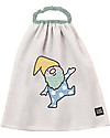 Zac 4 Kids Bavaglino con Elastico Collezione Dolomiti - Gnometto - 100% Cotone (Perfetto per l'Asilo) Bavagli con Elastico