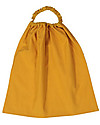 Zac 4 Kids Bavaglino con Elastico Collezione Palio, Ocra con Chiocciola - 100% Cotone (Perfetto per l'Asilo) Bavagli con Elastico
