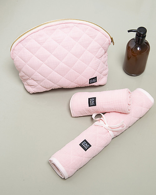 Zac 4 Kids Beauty Case - Rosa Blush - Mussola Matelassé Trousse e Pochette