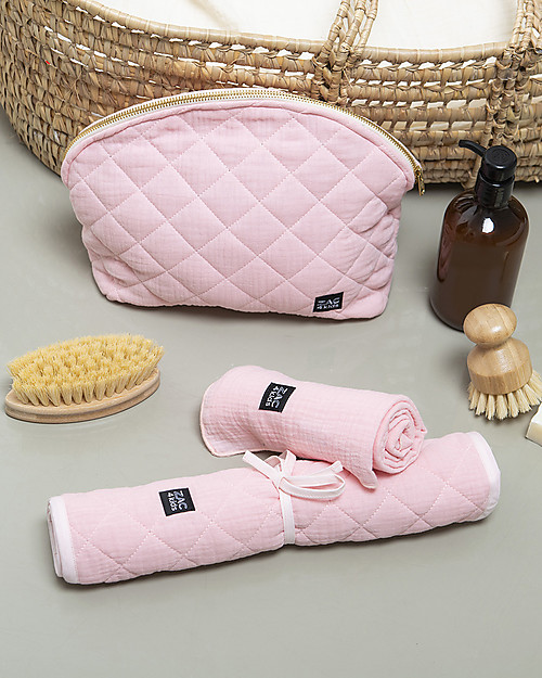 Zac 4 Kids Beauty Case - Rosa Blush - Mussola Matelassé Trousse e Pochette