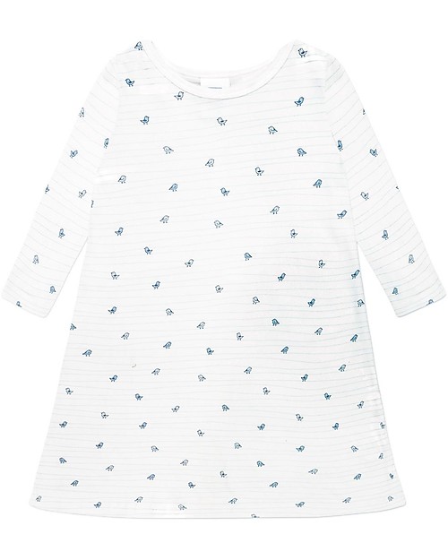 Zac 4 Kids Camicia da Notte a Maniche Lunghe Martino - Collezione Dolomiti - 100% Cotone Biologico Camicie da Notte