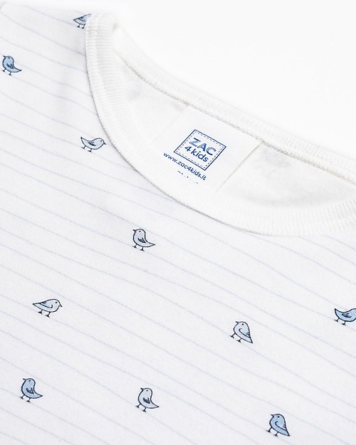 Zac 4 Kids Camicia da Notte a Maniche Lunghe Martino - Collezione Dolomiti - 100% Cotone Biologico Camicie da Notte