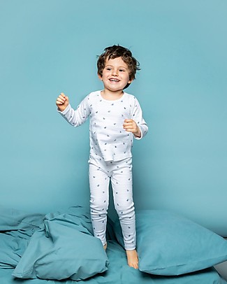 Zac 4 Kids Pigiama Maniche Lunghe Martino - Collezione Dolomiti - 100% Cotone Biologico Pigiami