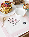 Zac 4 Kids Tovaglietta Americana - Collezione Dolomiti - Uccellino Rosa - 100% Cotone Tovagliette_