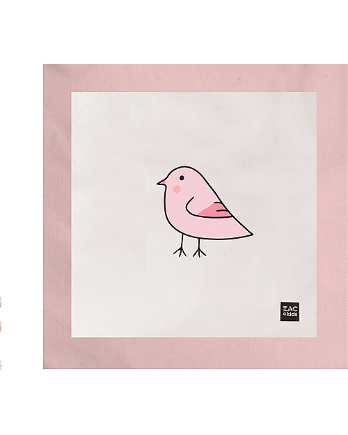 Zac 4 Kids Tovaglietta Americana - Collezione Dolomiti - Uccellino Rosa - 100% Cotone Tovagliette_