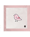 Zac 4 Kids Tovaglietta Americana - Collezione Dolomiti - Uccellino Rosa - 100% Cotone Tovagliette_