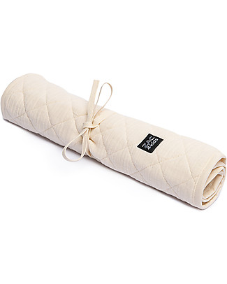 Zac 4 Kids Travel Changing Pad - White - 100% Cotton Matelassé Travel Changing Mats