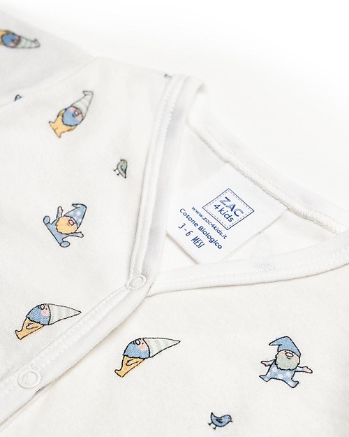 Zac 4 Kids Tutina Maniche Lunghe Laurino - Collezione Dolomiti - 100% Cotone Biologico Tutine Lunghe