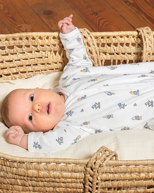 Zac 4 Kids Tutina Maniche Lunghe Laurino - Collezione Dolomiti - 100% Cotone Biologico Tutine Lunghe