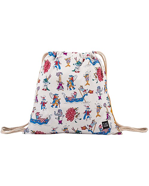 Zac 4 Kids Zainetto Morbido - Collezione Venezia, Giallo Zafferano/Festa di Carnevale - Perfetto per l'Asilo Zaini Asilo