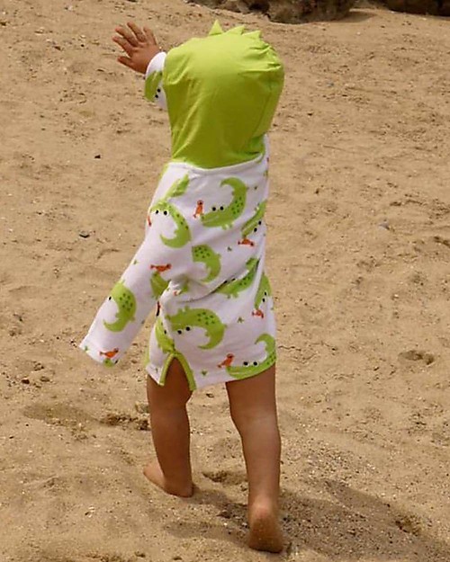 Zoocchini Accappatoio Baby Cover Up UPF 50+ Alligatore Accappatoi e Asciugamani