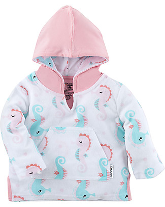 Zoocchini Accappatoio Baby Cover Up UPF 50+ Ippopotamo unisex (bambini)