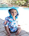 Zoocchini Accappatoio Baby Cover Up UPF 50+, Sherman lo Squalo Accappatoi e Asciugamani