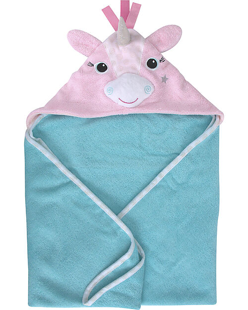 Zoocchini Asciugamano Baby con Cappuccio - Allie Unicorno - 100% Cotone Accappatoi e Asciugamani