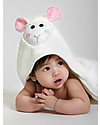 Zoocchini Asciugamano Baby con Cappuccio, Lola l'Agnellino - 100% cotone Accappatoi e Asciugamani