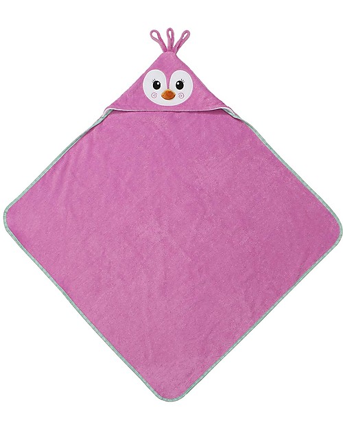 Zoocchini Asciugamano Baby con Cappuccio - Pinguino - 100% cotone Accappatoi e Asciugamani