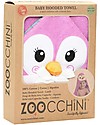 Zoocchini Asciugamano Baby con Cappuccio - Pinguino - 100% cotone Accappatoi e Asciugamani
