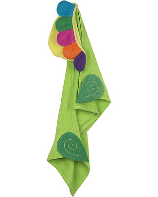 Zoocchini Asciugamano Bimbi con Cappuccio, Fiore - 100% cotone Accappatoi e Asciugamani