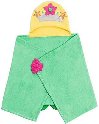 Zoocchini Asciugamano Bimbi con Cappuccio, Marietta la Sirena - 100% cotone Accappatoi e Asciugamani