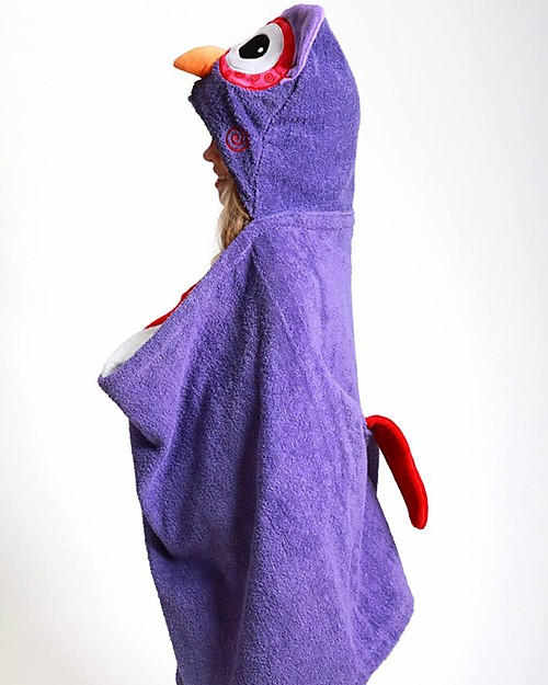 Zoocchini Asciugamano Bimbi con Cappuccio, Olive il Gufetto - 100% cotone Accappatoi e Asciugamani