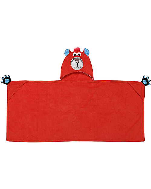 Zoocchini Asciugamano Bimbi con Cappuccio - Orsetto - 100% cotone Accappatoi e Asciugamani