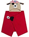 Zoocchini Asciugamano Bimbi con Cappuccio, Pedro il Pirata - 100% cotone Accappatoi e Asciugamani