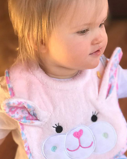 Zoocchini Bavaglino Baby, Beatrice la Coniglietta - 100% cotone Bavagli Classici