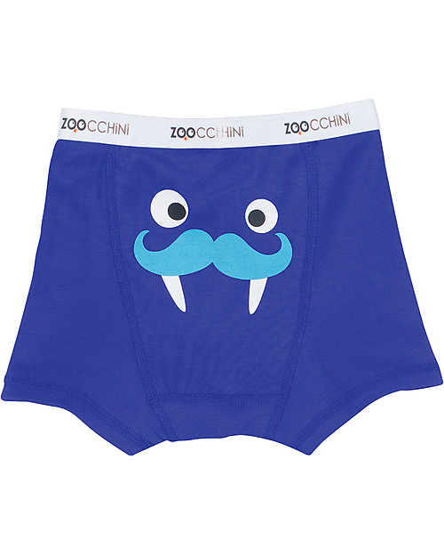 Zoocchini Boxer Bimbo Amici Animali - Pacco da 3, 100% cotone bio Slip