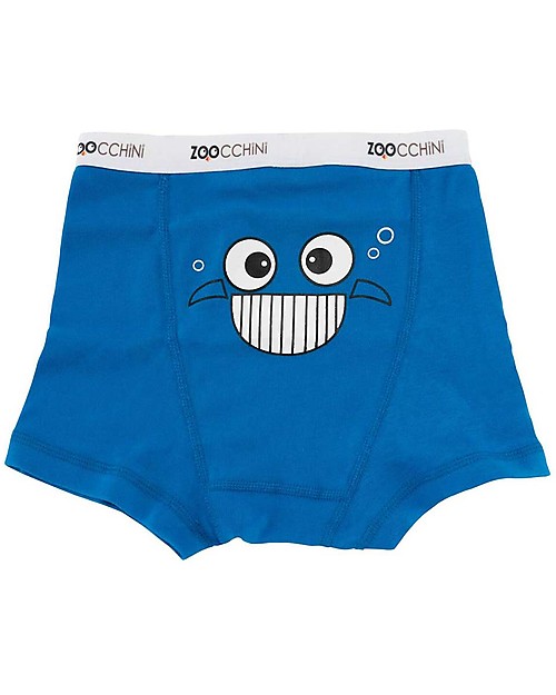 Zoocchini Boxer Bimbo Amici Dentoni - Pacco da 3, 100% cotone bio Slip