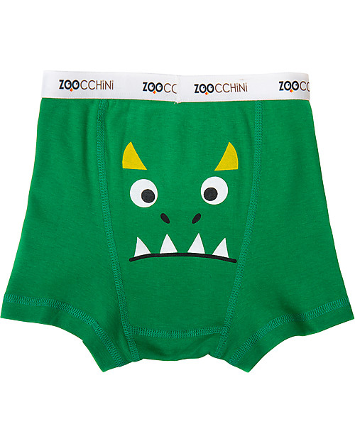 Zoocchini Boxer Bimbo Amici Mostri - Pacco da 3, 100% cotone bio Slip