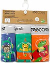 Zoocchini Boxer Bimbo - Space Force - Pacco da 3 - 100% Cotone Bio Slip