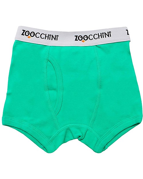 Zoocchini Boxer Bimbo - Space Force - Pacco da 3 - 100% Cotone Bio Slip