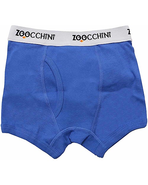Zoocchini Boxer Bimbo - Space Force - Pacco da 3 - 100% Cotone Bio Slip