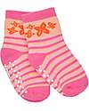 Zoocchini Calzini Antiscivolo Grip+Easy Franny il Fenicottero - Pacco da 3 - 0-24 mesi Calzini Antiscivolo