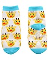 Zoocchini Calzini Antiscivolo Grip+Easy Jamie la Giraffa - Pacco da 3 - 0-24 mesi Calzini Antiscivolo
