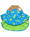 Zoocchini Cappellino Estivo con Falda Lunga Protettiva - UPF 50+ - Aidan l'Alligatore Cappelli Estivi
