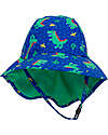 Zoocchini Cappellino Estivo con Falda Lunga Protettiva - UPF 50+ - Devin il Dinosauro Cappelli Estivi