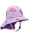 Zoocchini Cappellino Estivo con Falda Lunga Protettiva - UPF 50+ - Sirenetta Cappelli Estivi