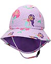 Zoocchini Cappellino Estivo con Falda Lunga Protettiva - UPF 50+ - Sirenetta Cappelli Estivi