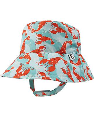 Zoocchini Cappellino Estivo da Pescatore - UPF 50+ - Logan l'Aragosta Cappelli Estivi