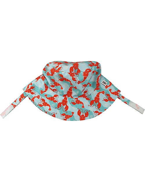 Zoocchini Cappellino Estivo da Pescatore - UPF 50+ - Logan l'Aragosta Cappelli Estivi