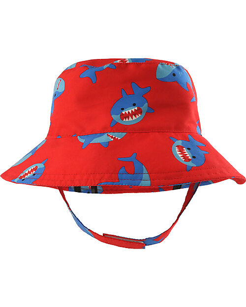 Zoocchini Cappellino Estivo da Pescatore - UPF 50+ - Sherman lo Squalo Cappelli Estivi