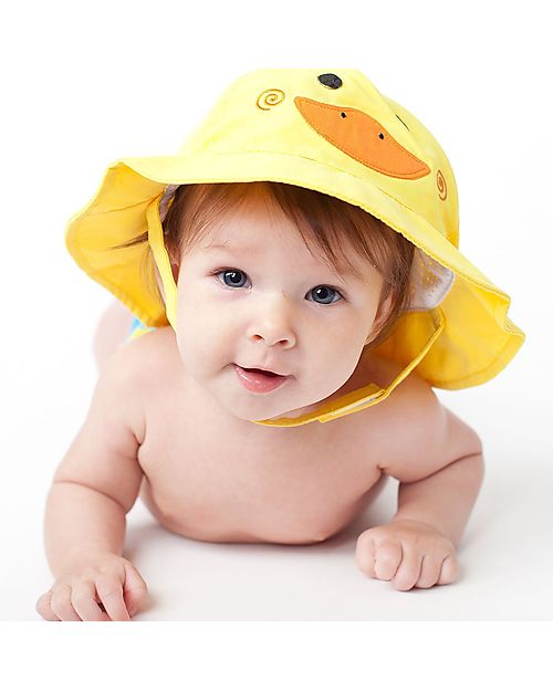 Zoocchini Cappellino Estivo UPF 50 - Anatra - Diverte e protegge! Cappelli Estivi