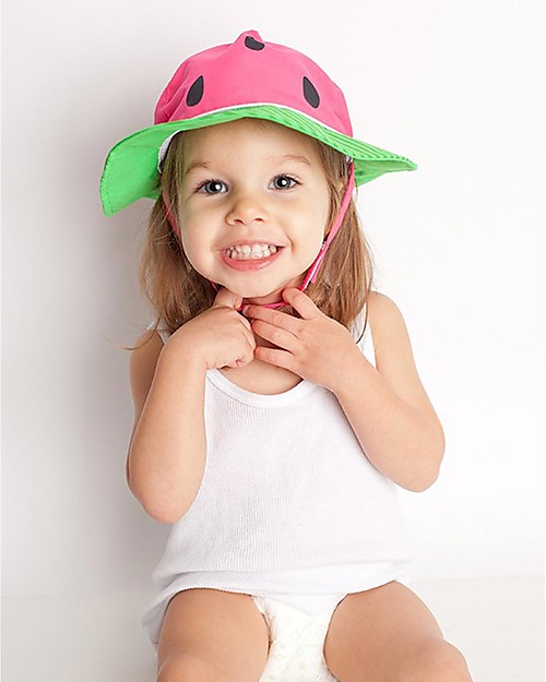 Zoocchini Cappellino Estivo UPF 50, Cocomero - Diverte e protegge! Cappelli Estivi