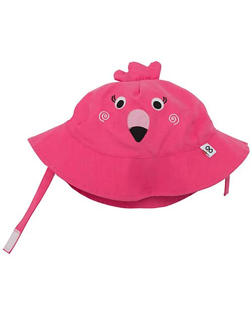 Zoocchini Cappellino Estivo UPF 50 - Fenicottero - Diverte e protegge! Cappelli Estivi