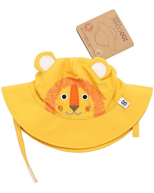 Zoocchini Cappellino Estivo UPF 50 - Leo il Leone - Diverte e protegge! Cappelli Estivi