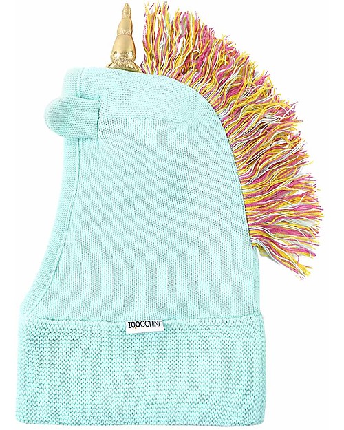 Zoocchini Cappello Balaclava Passamontagna, Allie l'Unicorno - Rivestito in pile! Cappelli Invernali