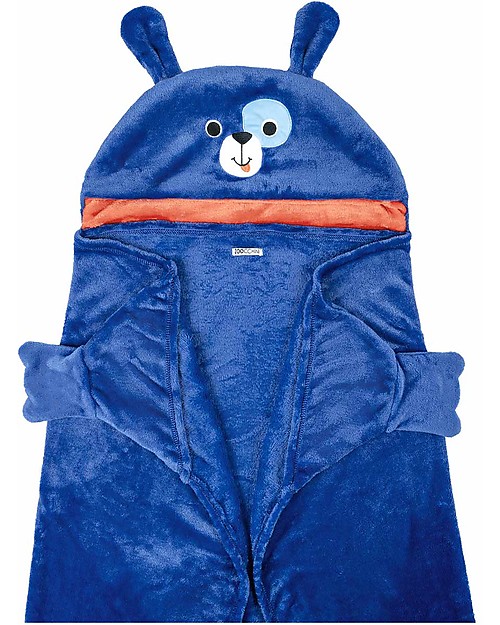 Zoocchini Copertina da Indossare - Cane - Con cappuccio e guantini! Swaddle di Mussola